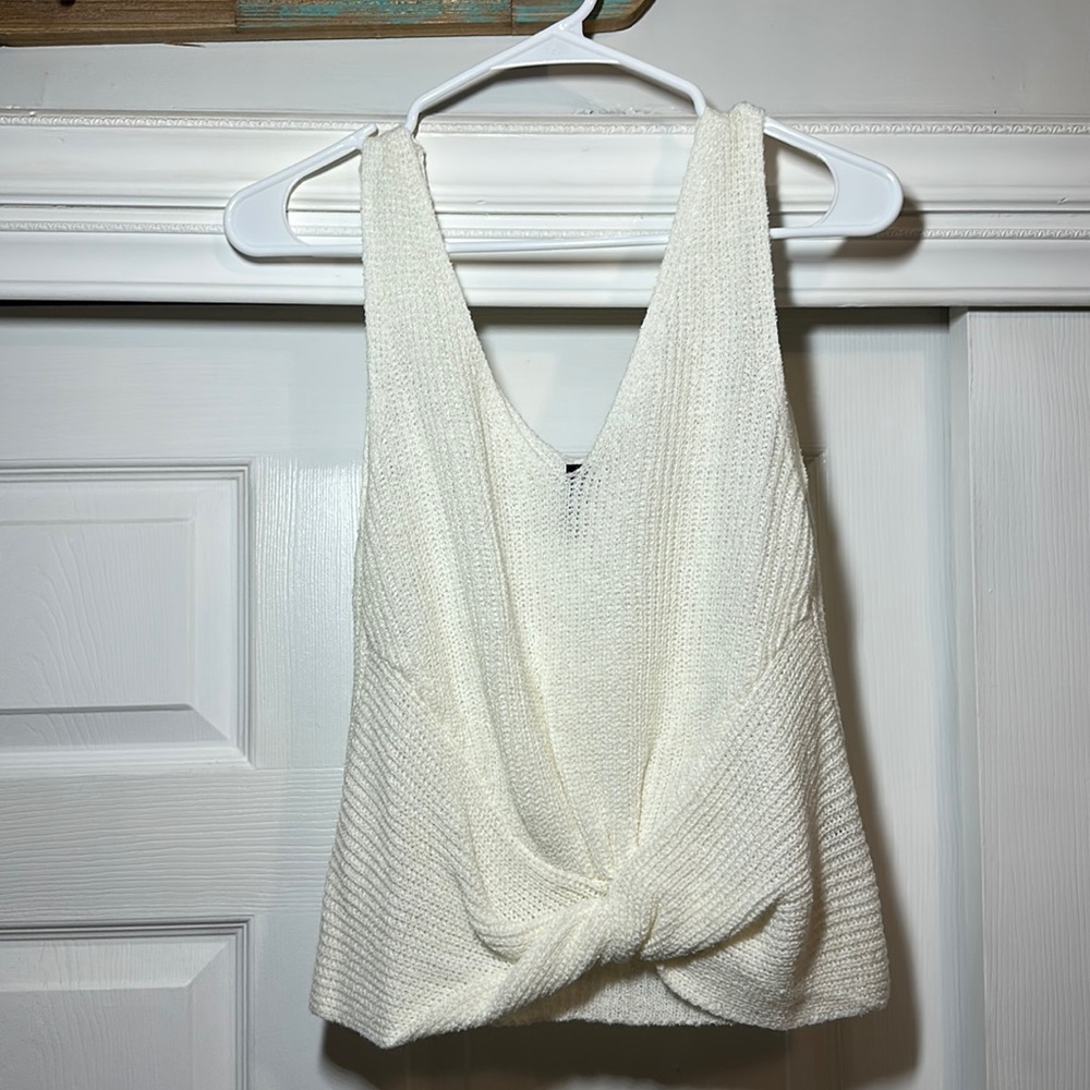 Moon & Madison Crochet Semi-Crop Top